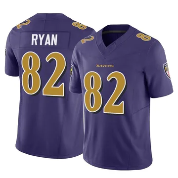 Youth Nike Baltimore Ravens Sean Ryan Purple Vapor F.U.S.E. Jersey - Limited