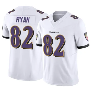 Youth Nike Baltimore Ravens Sean Ryan White Vapor F.U.S.E. Jersey - Limited