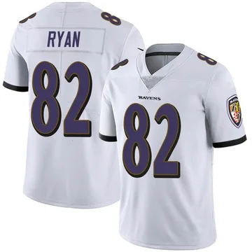 Youth Nike Baltimore Ravens Sean Ryan White Vapor Untouchable Jersey - Limited