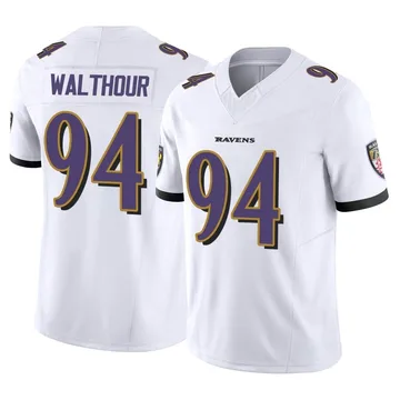 Youth Nike Baltimore Ravens Tramel Walthour White Vapor F.U.S.E. Jersey - Limited