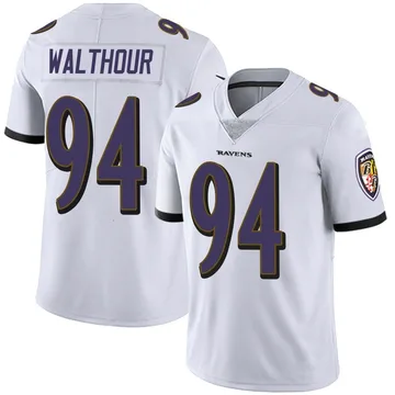 Youth Nike Baltimore Ravens Tramel Walthour White Vapor Untouchable Jersey - Limited