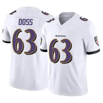 Damarion Williams Men's Nike White Baltimore Ravens Custom Game Jersey Size: 3XL