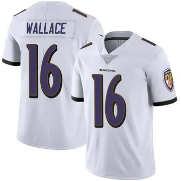 Tykeem Doss Men's Nike White Baltimore Ravens Custom Game Jersey Size: 3XL