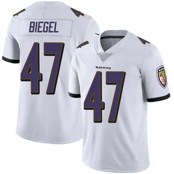 Baltimore Ravens Nike Road Game Jersey - White - Patrick Queen - Youth